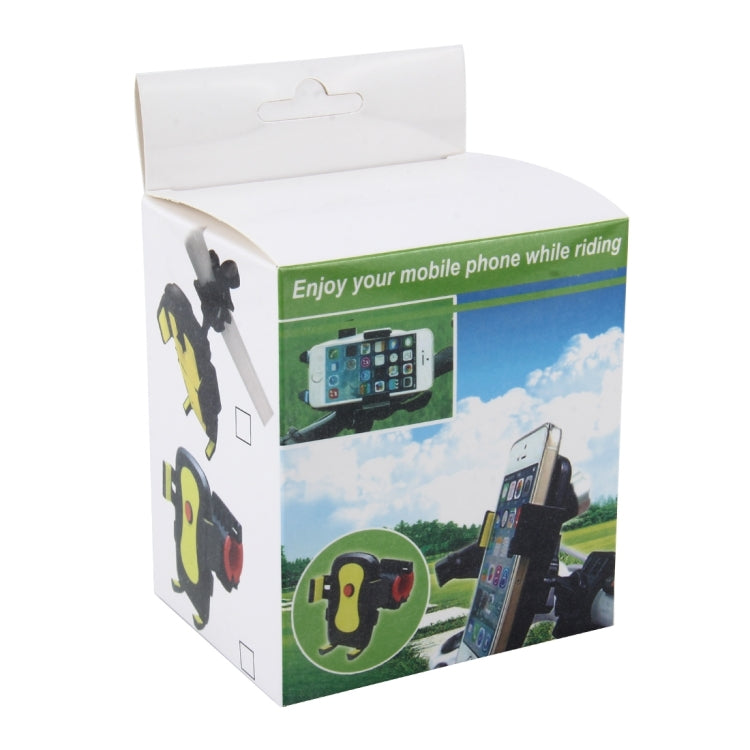 360 Degree Rotation Bicycle Phone Holder for iPhone 6 / iPhone 5 & 5C & 5S / iPhone 4 & 4S, Clip Size: 45mm-72mm