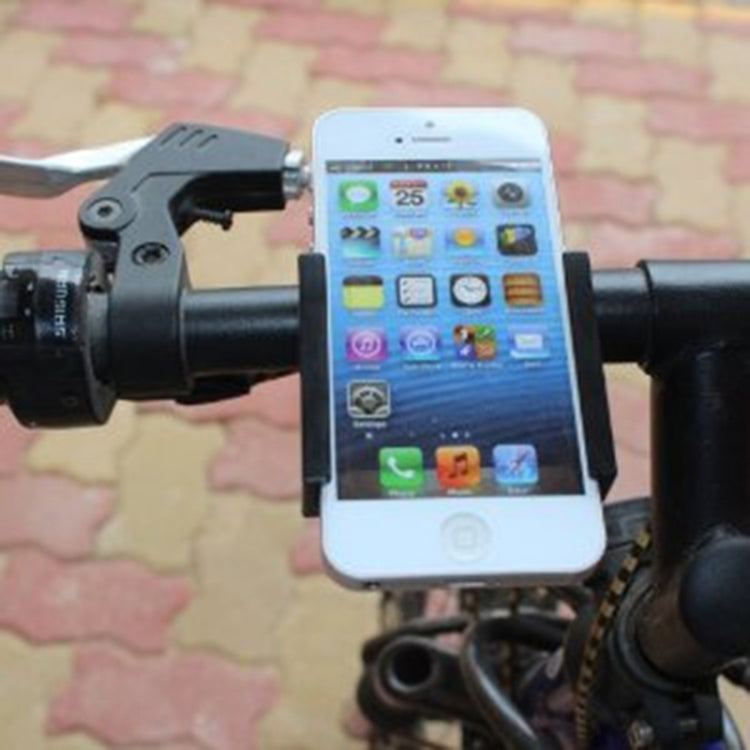 360 Degree Rotation Bicycle Phone Holder for iPhone 6 / iPhone 5 & 5C & 5S / iPhone 4 & 4S, Clip Size: 45mm-72mm
