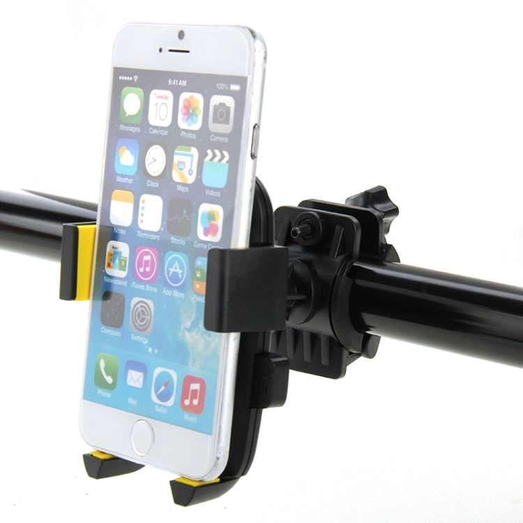 360 Degree Rotation Bicycle Phone Holder for iPhone 6 / iPhone 5 & 5C & 5S / iPhone 4 & 4S, Clip Size: 45mm-72mm