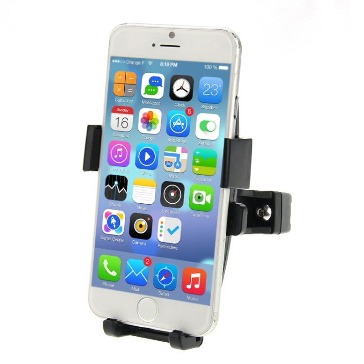 360 Degree Rotation Bicycle Phone Holder for iPhone 6 & Plus / iPhone 5 & 5C & 5S / iPhone 4 & 4S, Clip Size: 50mm-75mm