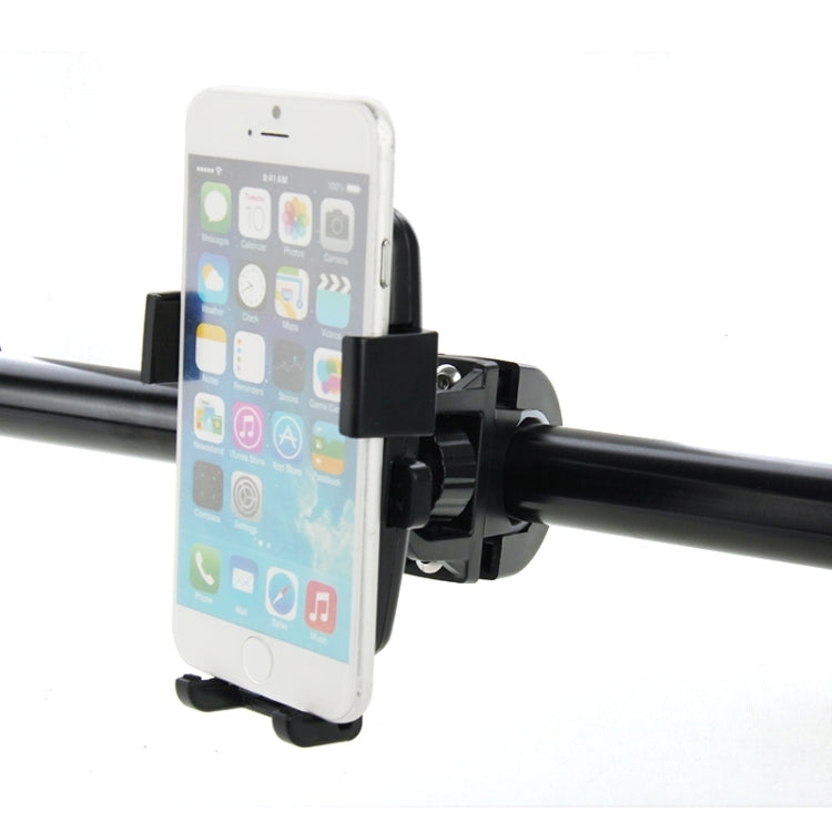 360 Degree Rotation Bicycle Phone Holder for iPhone 6 & Plus / iPhone 5 & 5C & 5S / iPhone 4 & 4S, Clip Size: 50mm-75mm