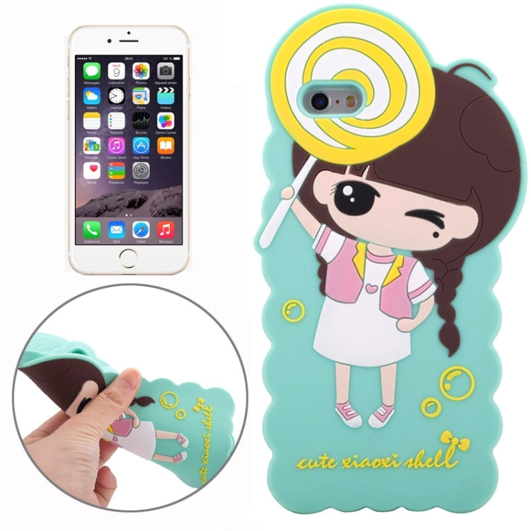 3D Style Cartoon Cute Xiaoxi Pattern Silicone Case for iPhone 6
