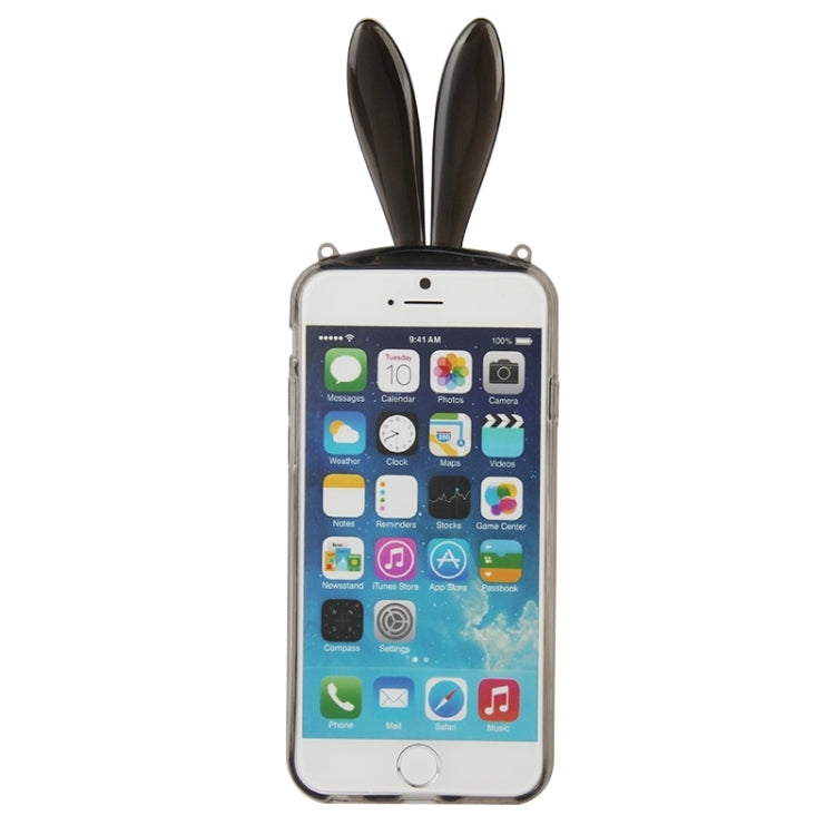 3D Folding Rabbit Ear Pattern TPU Protective Case for iPhone 6 & 6S