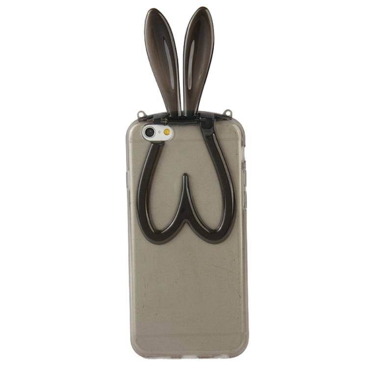 3D Folding Rabbit Ear Pattern TPU Protective Case for iPhone 6 & 6S