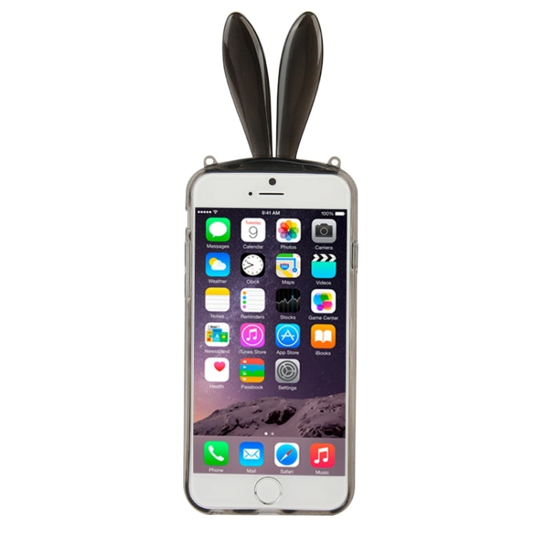 3D Folding Rabbit Ear Pattern TPU Protective Case for iPhone 6 & 6S
