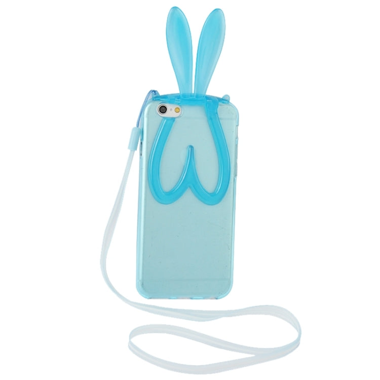 3D Folding Rabbit Ear Pattern TPU Protective Case for iPhone 6 & 6S