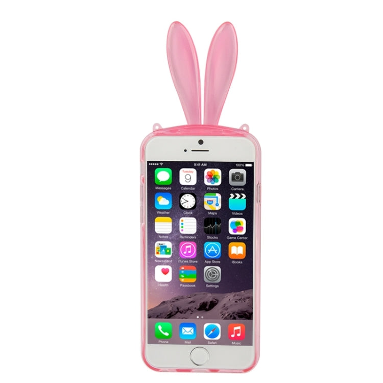 3D Folding Rabbit Ear Pattern TPU Protective Case for iPhone 6 & 6S