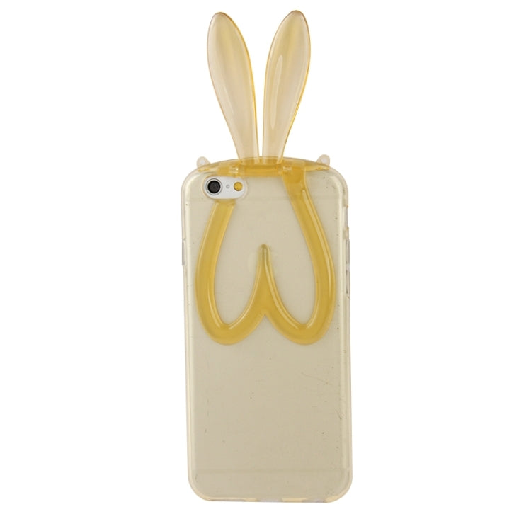3D Folding Rabbit Ear Pattern TPU Protective Case for iPhone 6 & 6S