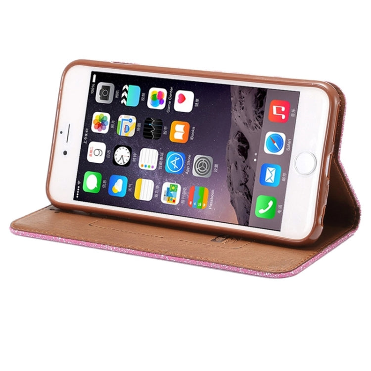 Oxford Cloth Surface Magnetic Horizontal Flip PU Leather Case with Holder & Card Slot for iPhone 6 & 6S