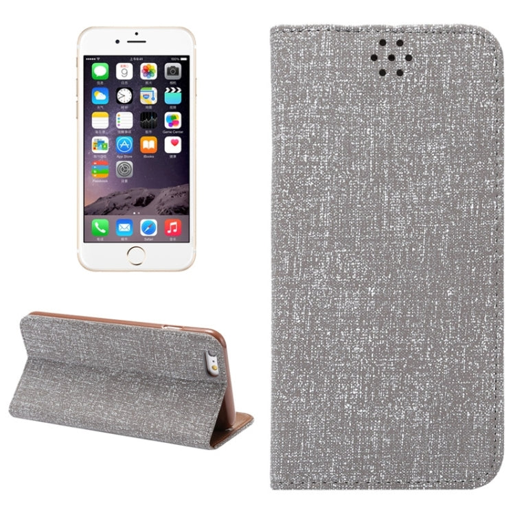 Oxford Cloth Surface Magnetic Horizontal Flip PU Leather Case with Holder & Card Slot for iPhone 6 & 6S