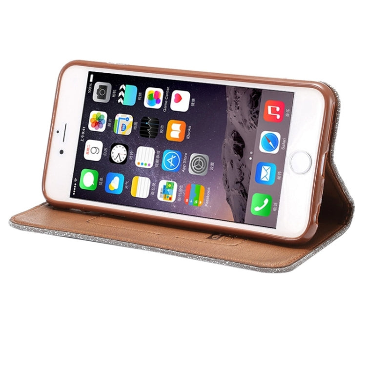 Oxford Cloth Surface Magnetic Horizontal Flip PU Leather Case with Holder & Card Slot for iPhone 6 & 6S