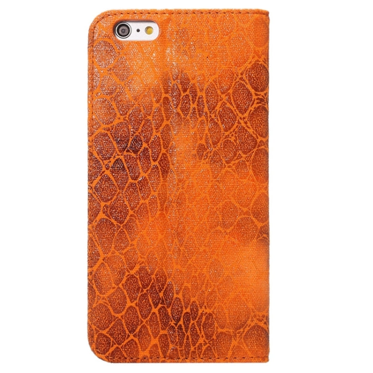 Stone Texture Magnetic Horizontal Flip PU Leather Case with Holder & Card Slot for iPhone 6 & 6S