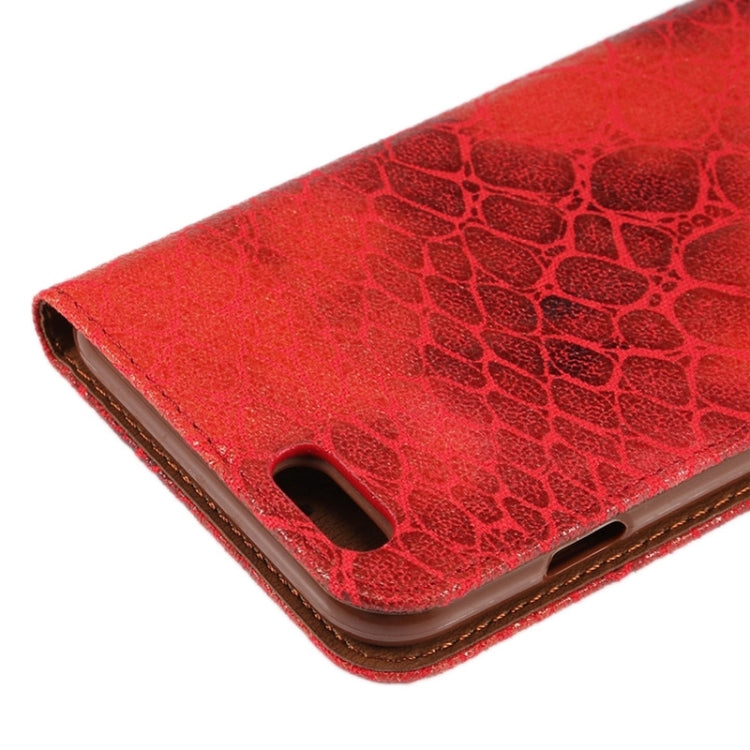Stone Texture Magnetic Horizontal Flip PU Leather Case with Holder & Card Slot for iPhone 6 & 6S