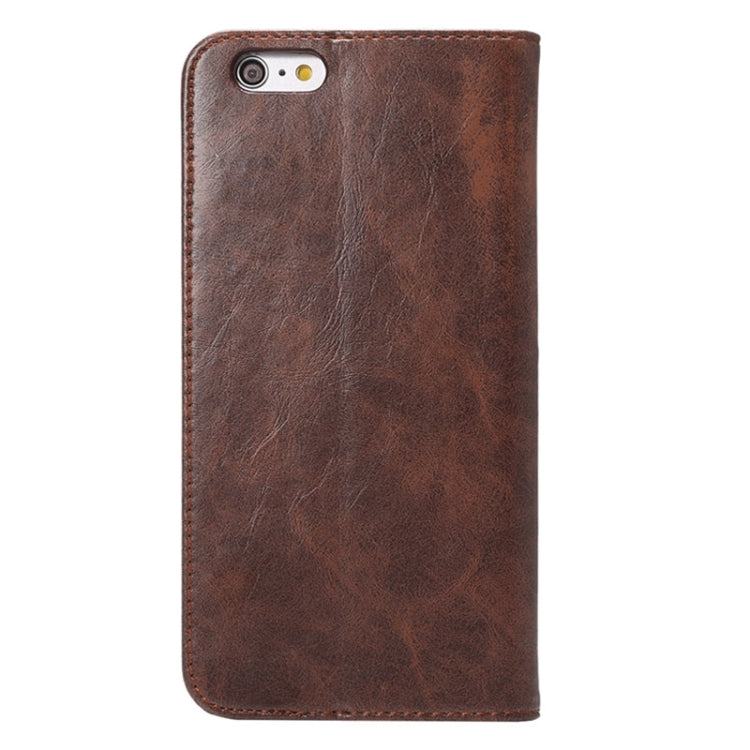 Crazy Horse Texture Magnetic Horizontal Flip Leather Case with Holder & Card Slot for iPhone 6 & 6S