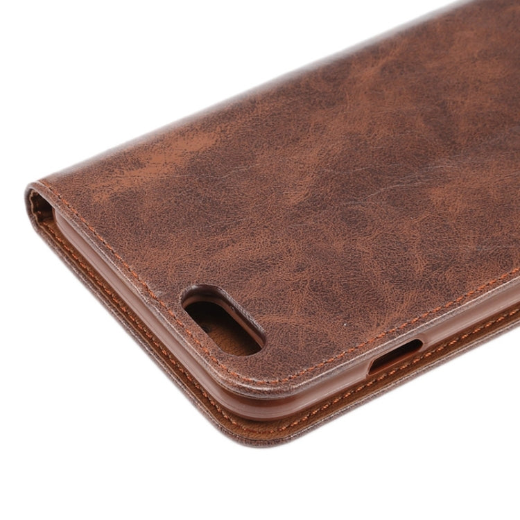 Crazy Horse Texture Magnetic Horizontal Flip Leather Case with Holder & Card Slot for iPhone 6 & 6S