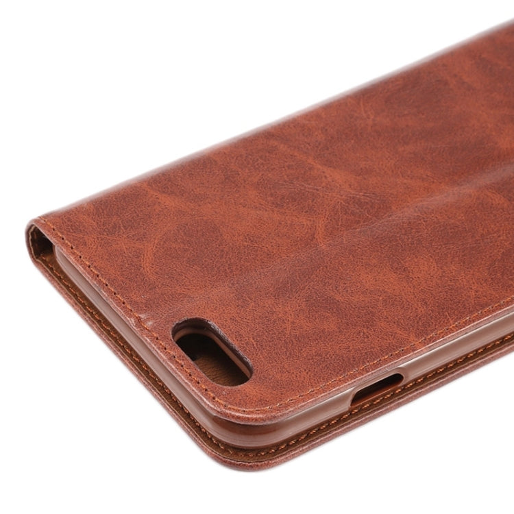 Crazy Horse Texture Magnetic Horizontal Flip Leather Case with Holder & Card Slot for iPhone 6 & 6S