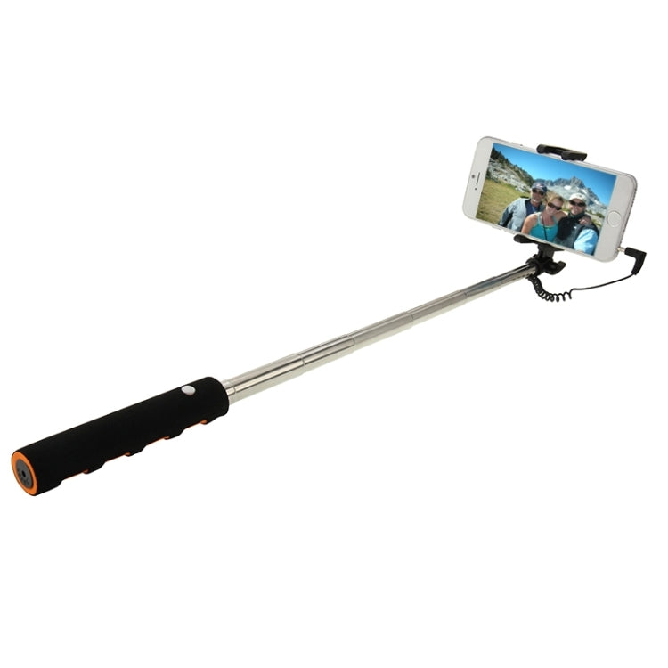 Go Shot Portable Selfie Stick Monopod Extendable Handheld Holder for iPhone 6 & 6S and Other Smartphones, Length:12-37cm