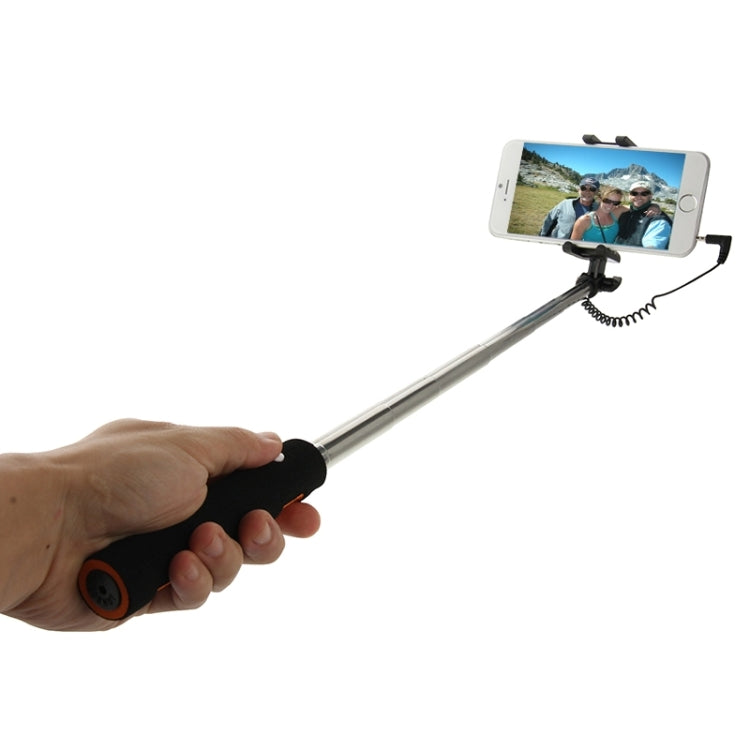 Go Shot Portable Selfie Stick Monopod Extendable Handheld Holder for iPhone 6 & 6S and Other Smartphones, Length:12-37cm