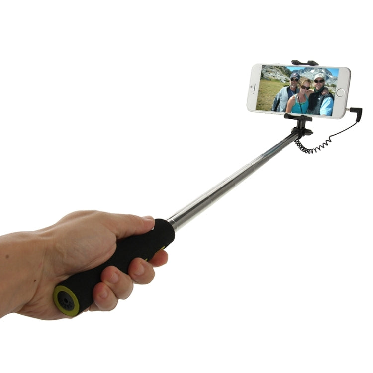Go Shot Portable Selfie Stick Monopod Extendable Handheld Holder for iPhone 6 & 6S and Other Smartphones, Length:12-37cm