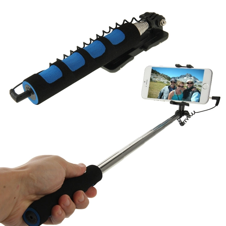 Go Shot Portable Selfie Stick Monopod Extendable Handheld Holder for iPhone 6 & 6S and Other Smartphones, Length:12-37cm