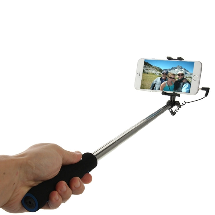 Go Shot Portable Selfie Stick Monopod Extendable Handheld Holder for iPhone 6 & 6S and Other Smartphones, Length:12-37cm