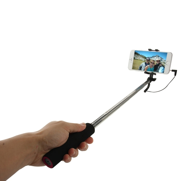 Go Shot Portable Selfie Stick Monopod Extendable Handheld Holder for iPhone 6 & 6S and Other Smartphones, Length:12-37cm