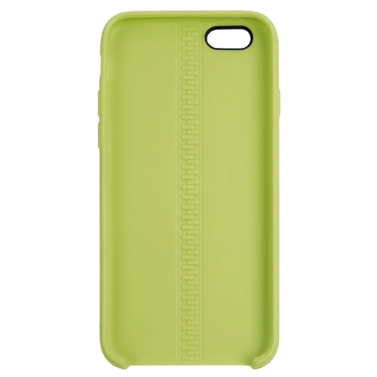 Zipper Texture Solid Color TPU Protective Case for iPhone 6