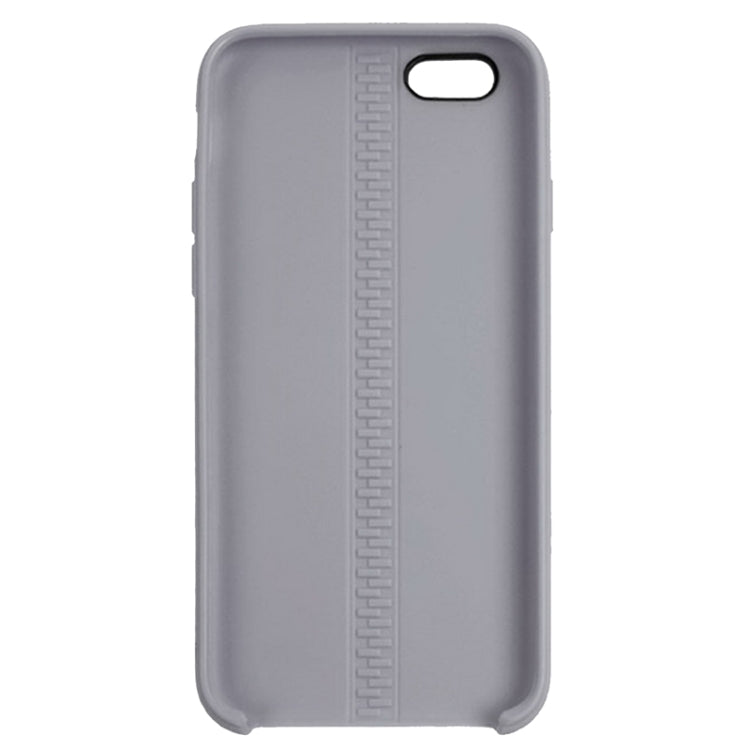 Zipper Texture Solid Color TPU Protective Case for iPhone 6