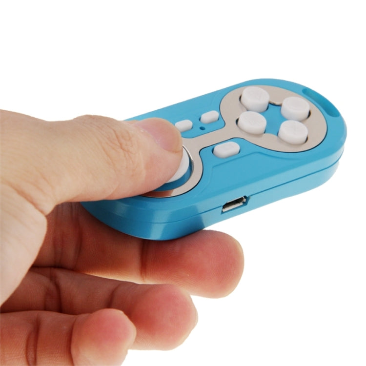 Portable Bluetooth Wireless Mini Gamepad / Remote Shutter for Android / IOS Devices(Blue)