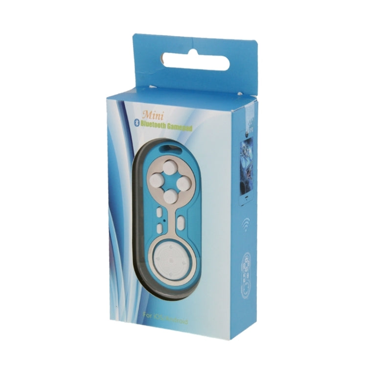 Portable Bluetooth Wireless Mini Gamepad / Remote Shutter for Android / IOS Devices(Blue)