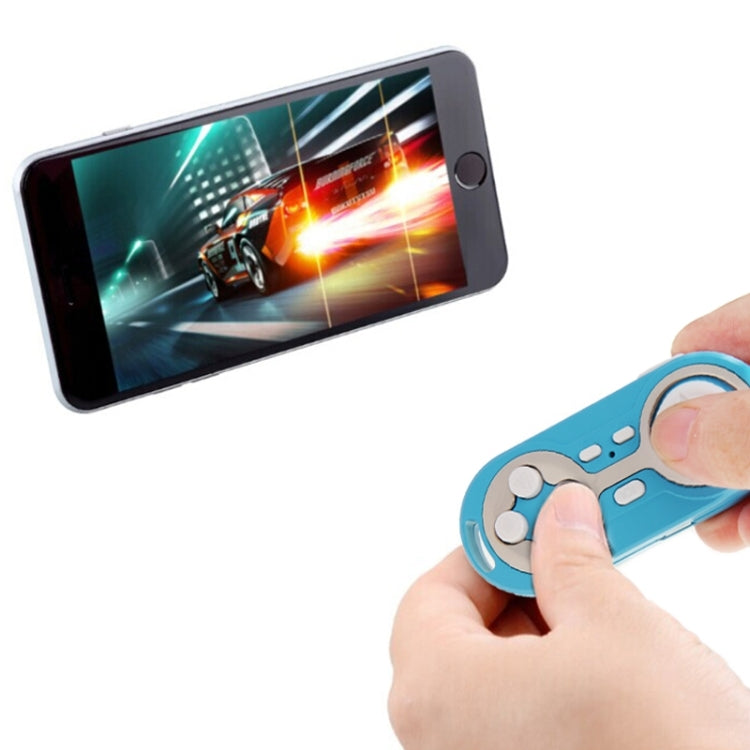 Portable Bluetooth Wireless Mini Gamepad / Remote Shutter for Android / IOS Devices(Blue)