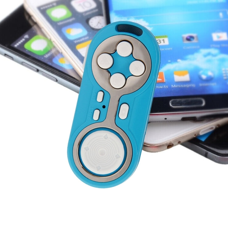 Portable Bluetooth Wireless Mini Gamepad / Remote Shutter for Android / IOS Devices(Blue)