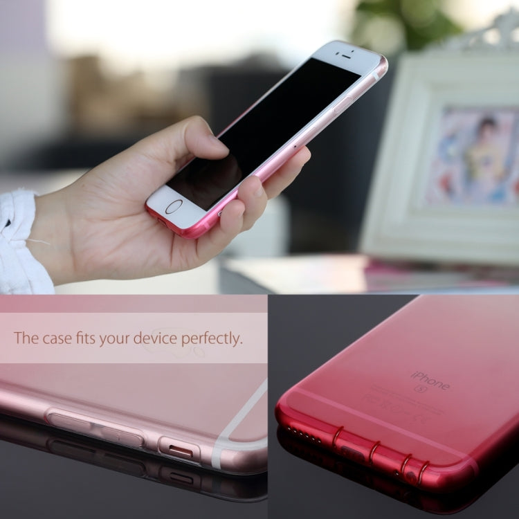 Rock Iris Series Stylish Gradually Changing Color Soft TPU Protective Back Case for iPhone 6 & 6s
