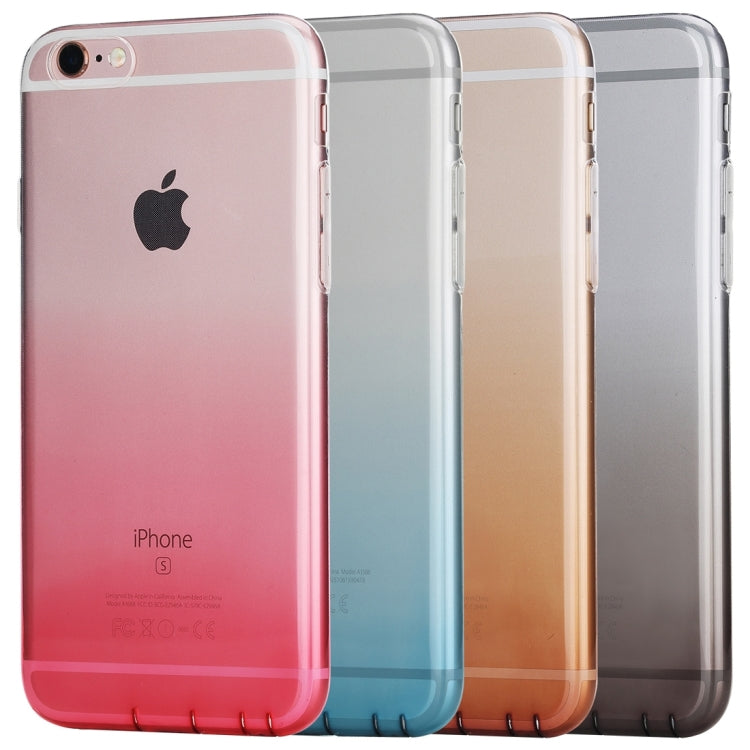 Rock Iris Series Stylish Gradually Changing Color Soft TPU Protective Back Case for iPhone 6 & 6s