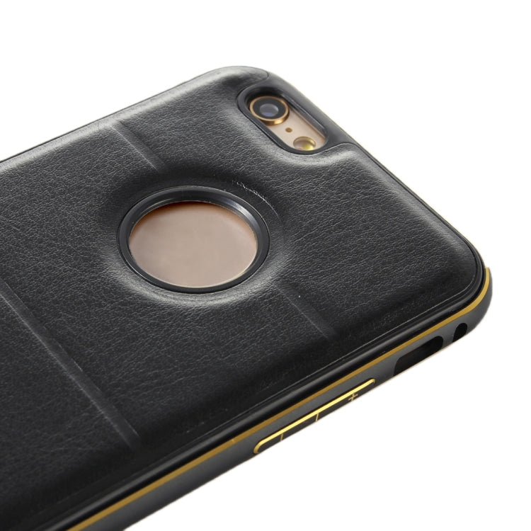 Separable Leather Case Back Shell Cover for iPhone 6 & 6s(Black)