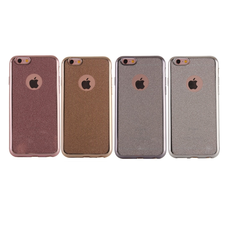 Electroplating Flash Powder TPU Protective Case for iPhone 6 & 6s