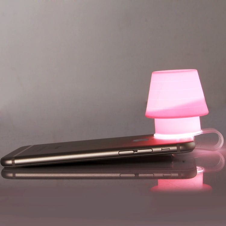 Creative Lovely and Mltiunctional Silicone Mobile Phone Clip Phone Camera Flash Lamp-shade Night Light Atmosphere Lamp Reading Lamp Bedside Lamp