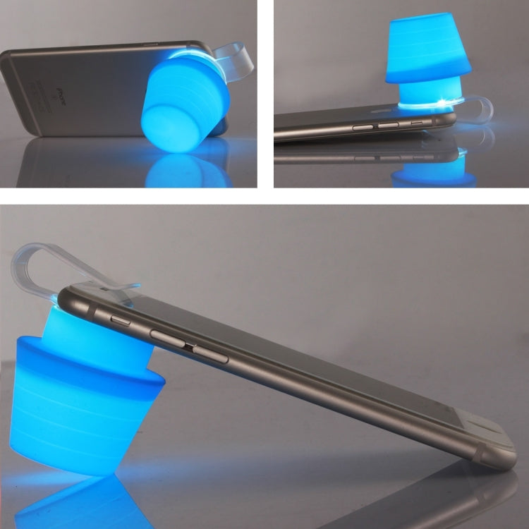 Creative Lovely and Mltiunctional Silicone Mobile Phone Clip Phone Camera Flash Lamp-shade Night Light Atmosphere Lamp Reading Lamp Bedside Lamp
