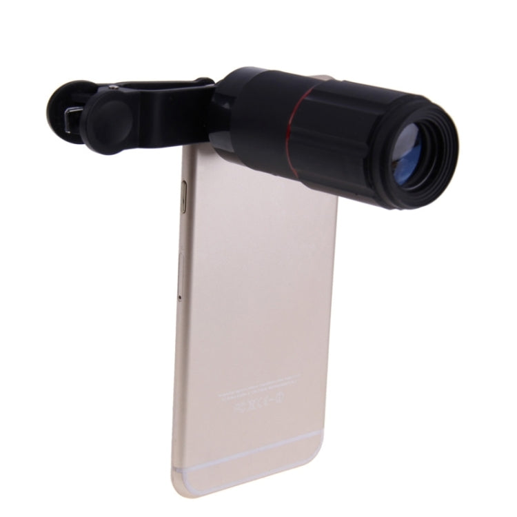 8x Zoom Telescope Telephoto Camera Lens with Clip, For iPhone, Galaxy, Sony, Lenovo, HTC, Huawei, Google, LG, Xiaomi and other Smartphones(Black)