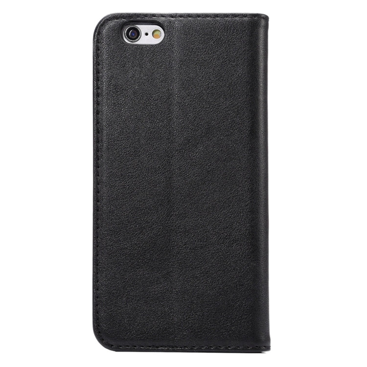 Sheep Texture Magnetic Adsorption Horizontal Flip PU Leather Case with Card Slot & Holder for iPhone 6 & 6s