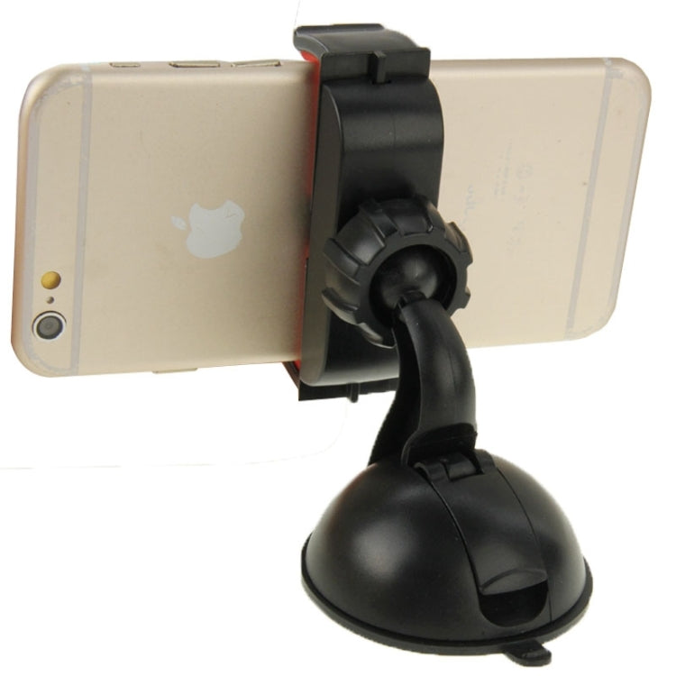 360 Degrees Rotating Suction Cup Car Mount Holder , For iPhone, Galaxy, Huawei, Xiaomi, LG, HTC and other Smartphones with Screen between 4.0-5.5 inch(Black)