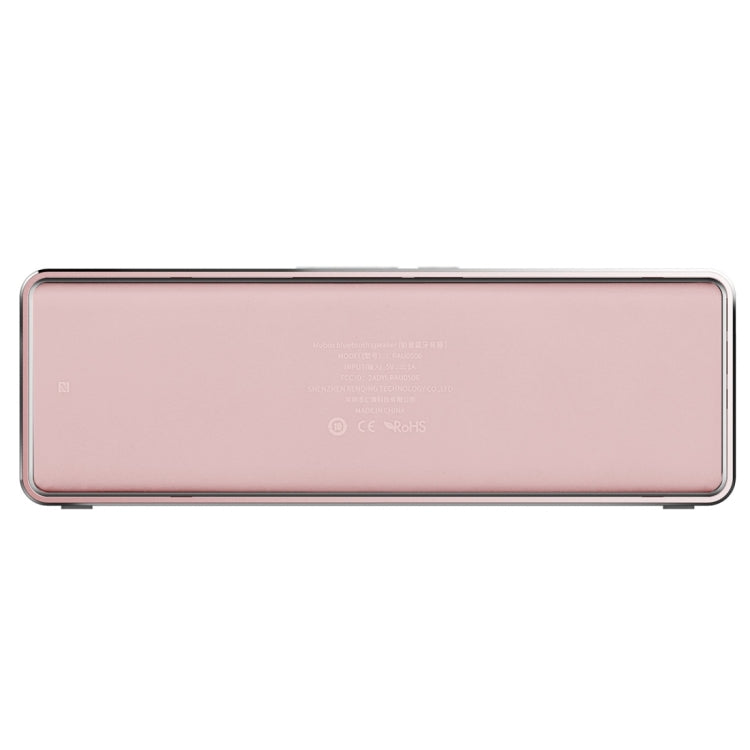Rock MUBOX Portable Aluminum Stereo Bluetooth V4.0 Music Speaker with Two Strong Speaker Drivers & Mic, Support NFC & AUX IN