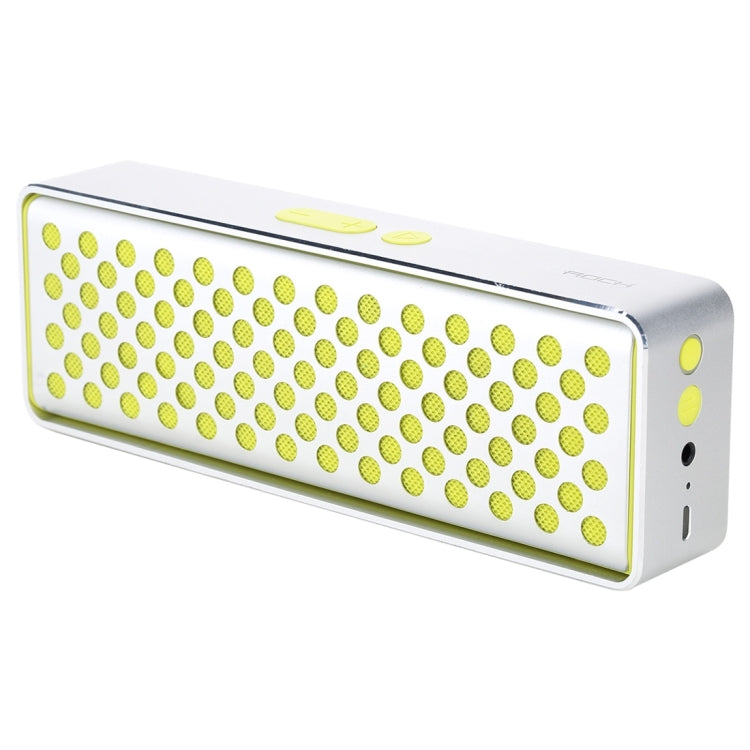 Rock MUBOX Portable Aluminum Stereo Bluetooth V4.0 Music Speaker with Two Strong Speaker Drivers & Mic, Support NFC & AUX IN