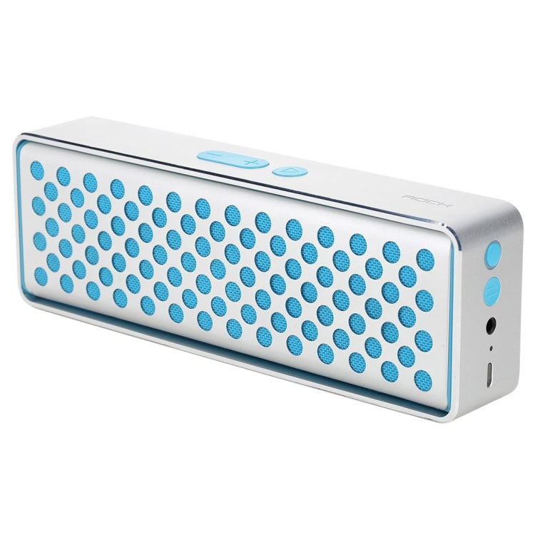 Rock MUBOX Portable Aluminum Stereo Bluetooth V4.0 Music Speaker with Two Strong Speaker Drivers & Mic, Support NFC & AUX IN