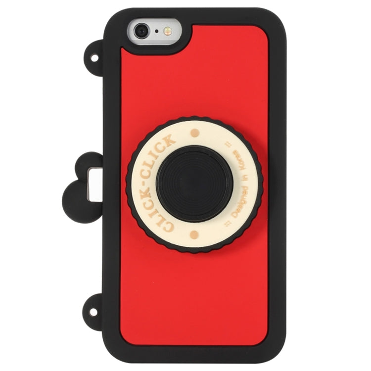 ROCK 3D Click-Click Camera Shaped Silicone Case with Strap & Remote Shutter for iPhone 6 & 6s