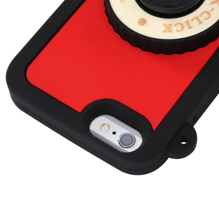 ROCK 3D Click-Click Camera Shaped Silicone Case with Strap & Remote Shutter for iPhone 6 & 6s