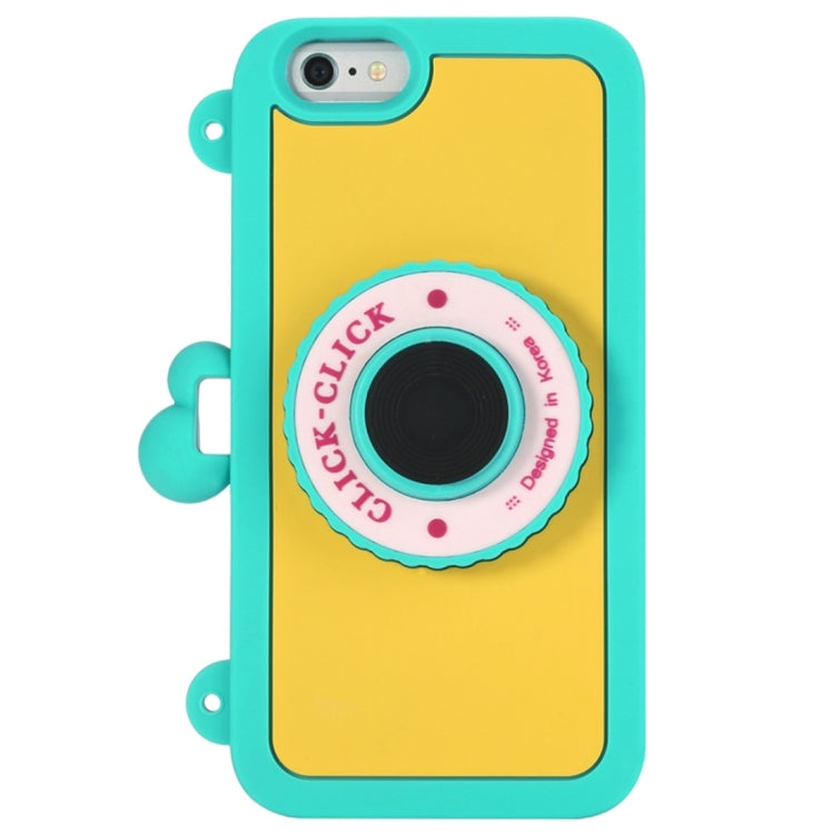 ROCK 3D Click-Click Camera Shaped Silicone Case with Strap & Remote Shutter for iPhone 6 & 6s