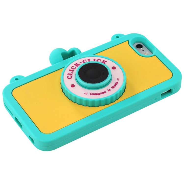 ROCK 3D Click-Click Camera Shaped Silicone Case with Strap & Remote Shutter for iPhone 6 & 6s
