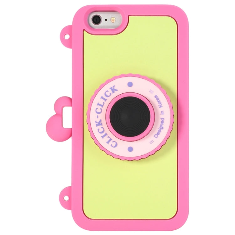 ROCK 3D Click-Click Camera Shaped Silicone Case with Strap & Remote Shutter for iPhone 6 & 6s