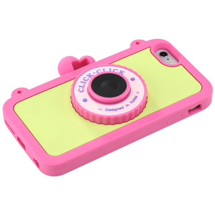 ROCK 3D Click-Click Camera Shaped Silicone Case with Strap & Remote Shutter for iPhone 6 & 6s